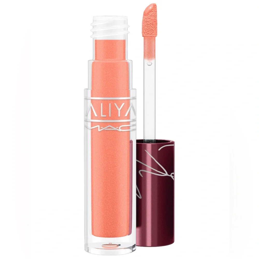 MAC X AALIYAH Li Li’s Motor City Lipglass Limited Edition NEW IN BOX